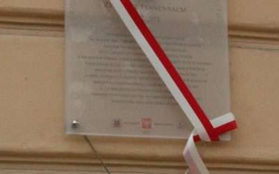 odsłonięcie tablicy dr zygmunta tenenbauma