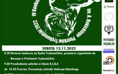 IV. konkurs sygnalistów myśliwskich im. A. Rokickiego – godziny otwarcia