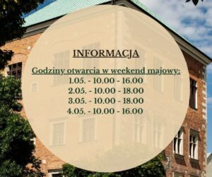 Informacja o godzinach pracy Muzeum