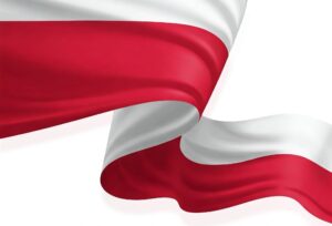 Obraz flagi Polski