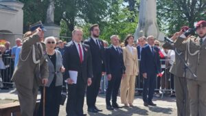 Zdjęcie z uroczystości obchodów rocznicy 3 Maja