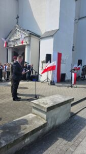 Zdjęcie z uroczystości obchodów rocznicy 3 Maja