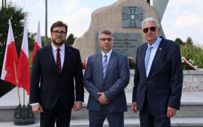 Upamiętnienie 86. rocznicy walk o szosę piotrkowską.