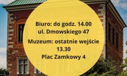 Zmiana godzin pracy Muzeum